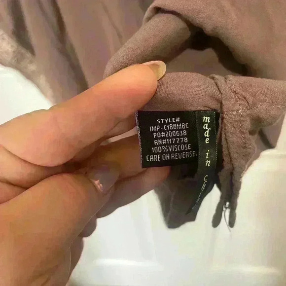 Love Stitch boho butterfly arm blouse embroidered shirt  size large - Picture 4 of 8